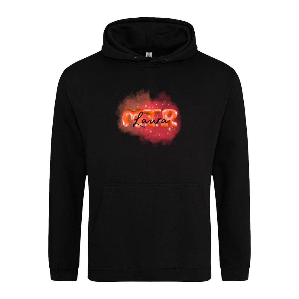 ROT MTR Laura oder dein Name -LOGO groß- Hoody (Unisex) - Alles Einstellungssache 