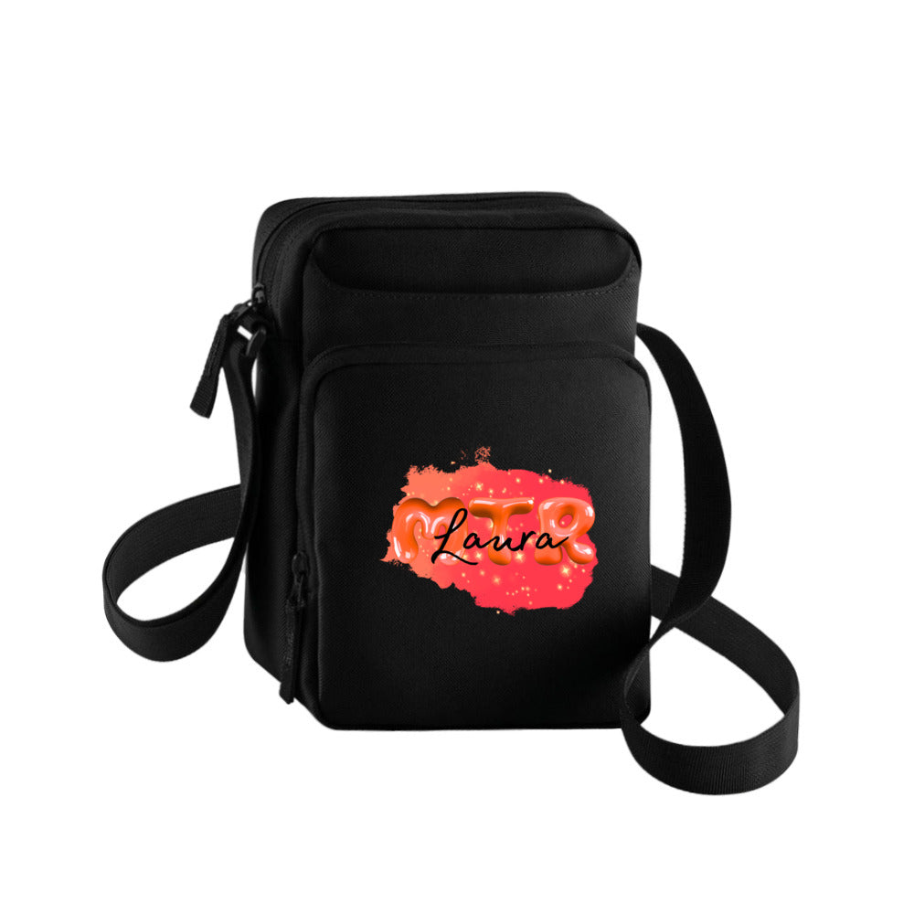ROT MTR Laura oder dein Name  - Cross Body Bag, Handtasche, Tablet-/Handytasch - Alles Einstellungssache 