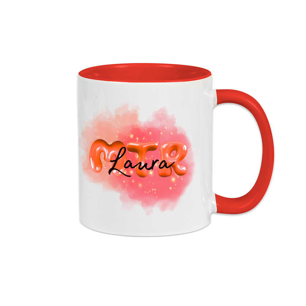 ROT MTR Laura oder dein Name - Becher - Alles Einstellungssache 