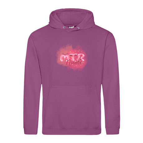 Pink MTR Nicole oder dein Name -LOGO groß- Hoody (Unisex) - Alles Einstellungssache 