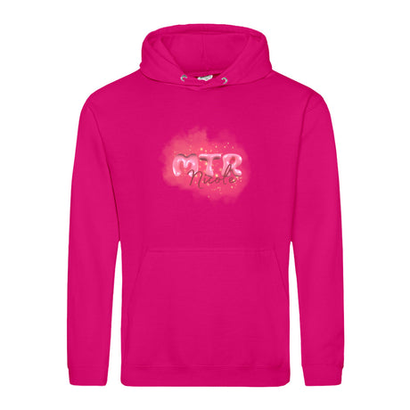 Pink MTR Nicole oder dein Name -LOGO groß- Hoody (Unisex) - Alles Einstellungssache 