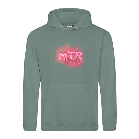 Pink MTR Nicole oder dein Name -LOGO groß- Hoody (Unisex) - Alles Einstellungssache 