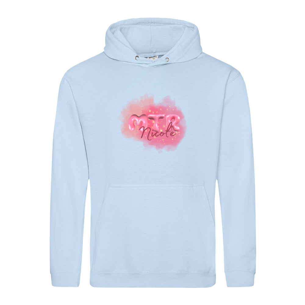 Pink MTR Nicole oder dein Name -LOGO groß- Hoody (Unisex) - Alles Einstellungssache 