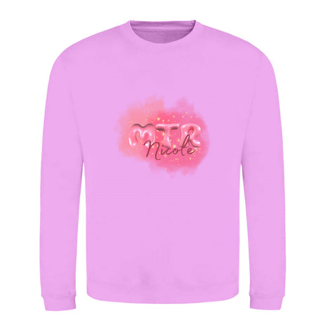 Pink MTR Nicole oder dein Name -LOGO groß- Klassiker Sweatshirts (Unisex) - Alles Einstellungssache 