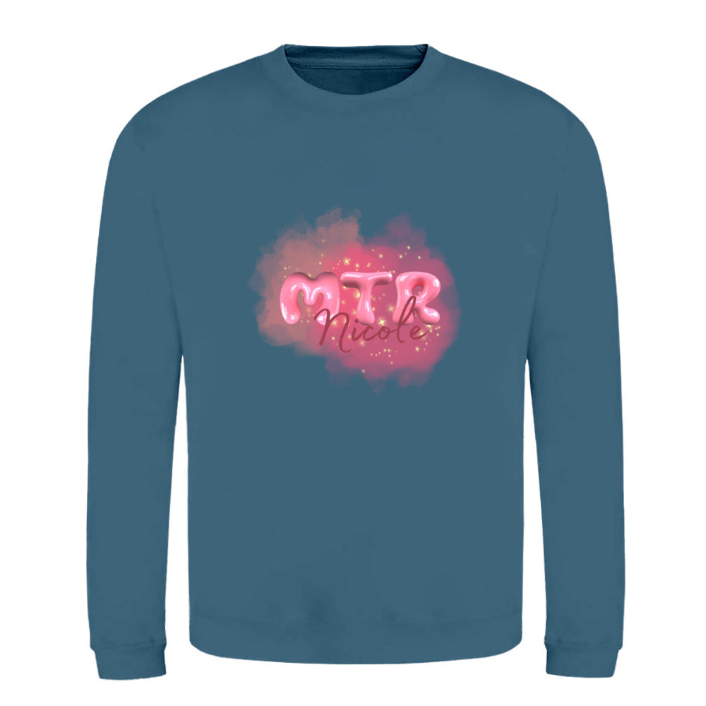 Pink MTR Nicole oder dein Name -LOGO groß- Klassiker Sweatshirts (Unisex) - Alles Einstellungssache 