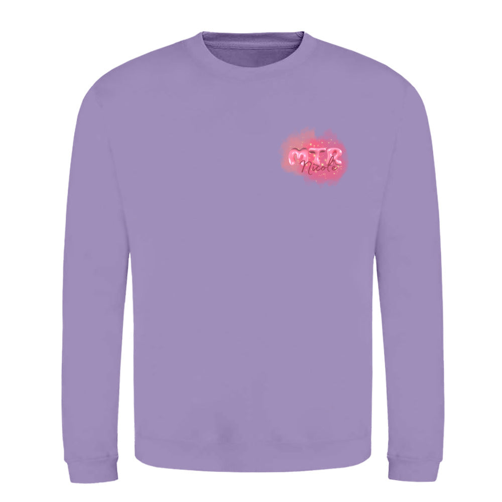 Pink MTR Nicole oder dein Name -LOGO klein- Klassiker Sweatshirts (Unisex) - Alles Einstellungssache 
