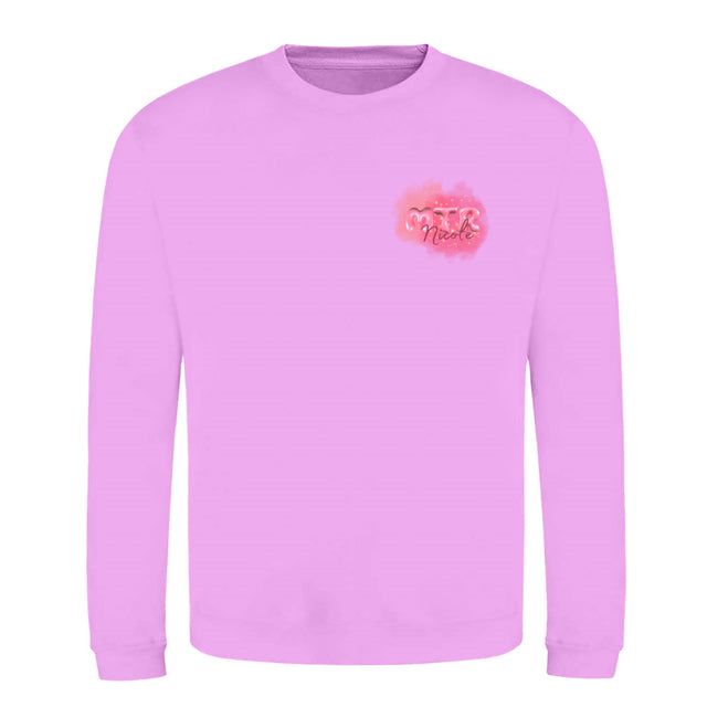 Pink MTR Nicole oder dein Name -LOGO klein- Klassiker Sweatshirts (Unisex) - Alles Einstellungssache 
