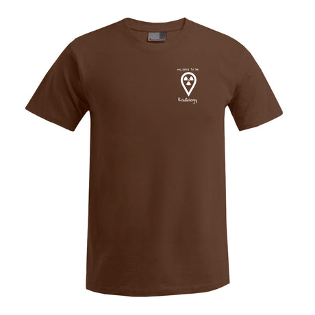 T-Shirt (Herren) - my place to be Radiology (kleines Logo)