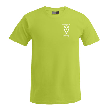 T-Shirt (Herren) - my place to be Radiology (kleines Logo)