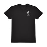 V-Auschnitt T-Shirt (Herren) - my place to be Radiology (kleines Logo)