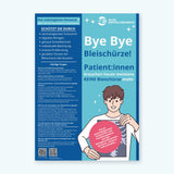 Patienteninformation Röntgen „Bye Bye Bleischürze“ – Poster inkl. SOP-Vorlage | § 124 StrlSchV