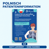 Patienteninformation Röntgen in 9 Sprachen – Poster A4 | Arabisch, Türkisch, Ukrainisch, Russisch u. v. m.