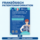 Patienteninformation Röntgen in 9 Sprachen – Poster A4 | Arabisch, Türkisch, Ukrainisch, Russisch u. v. m.