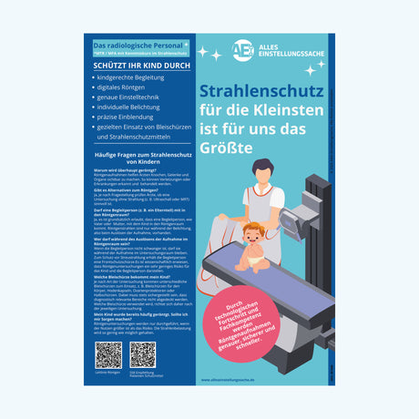 Patienteninformation Röntgen bei Kindern – Poster inkl. SOP-Vorlage | § 124 StrlSchV | A3/A2
