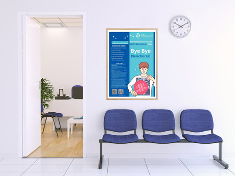 Poster - Bye Bye Bleischürze - Alles Einstellungssache 